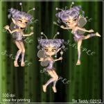 Fairy Bugs Digital Clip Art - 12 Cute Toon..