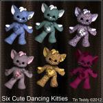 12 Plush Kitten Digital Clip Art For Scrapbooking,..