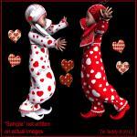 Be My Love - 16 Romantic Images Of Pixie Clowns Or..